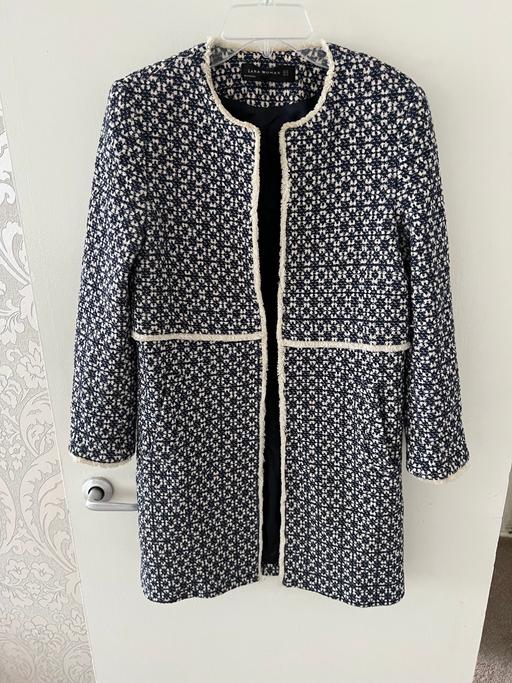 Buy & Sell South West London West Brompton - South West London - Photos for ZARA PRINTED JACQUARD JACKET BLAZER