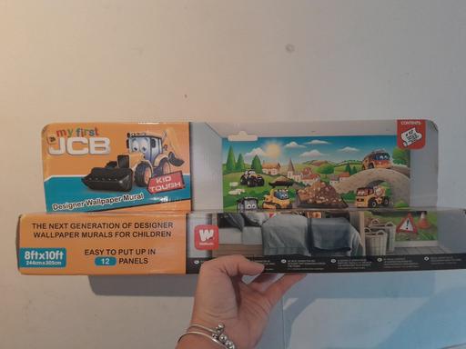 Buy & Sell West Midlands Sandwell - Photos for kids jcb digger bedroom wall mural large new