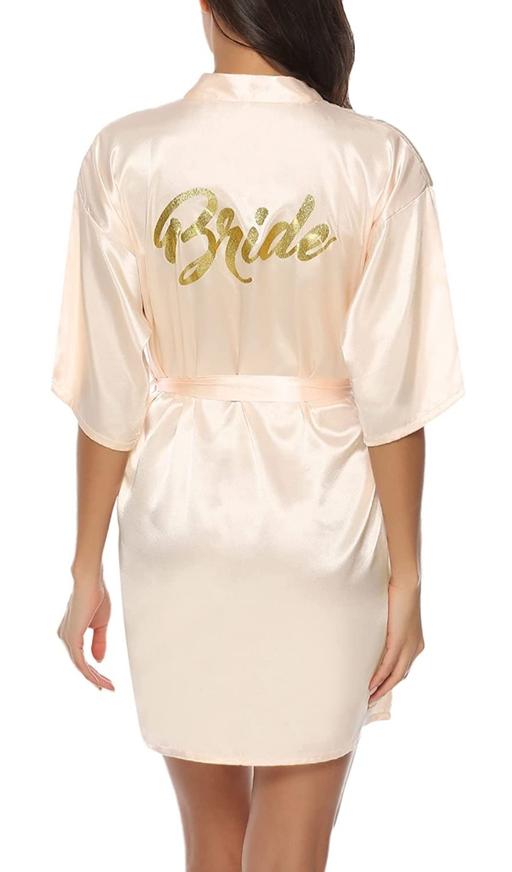 Buy & Sell West Midlands Birmingham - Photos for Champagne Personalised Satin Bride Gown