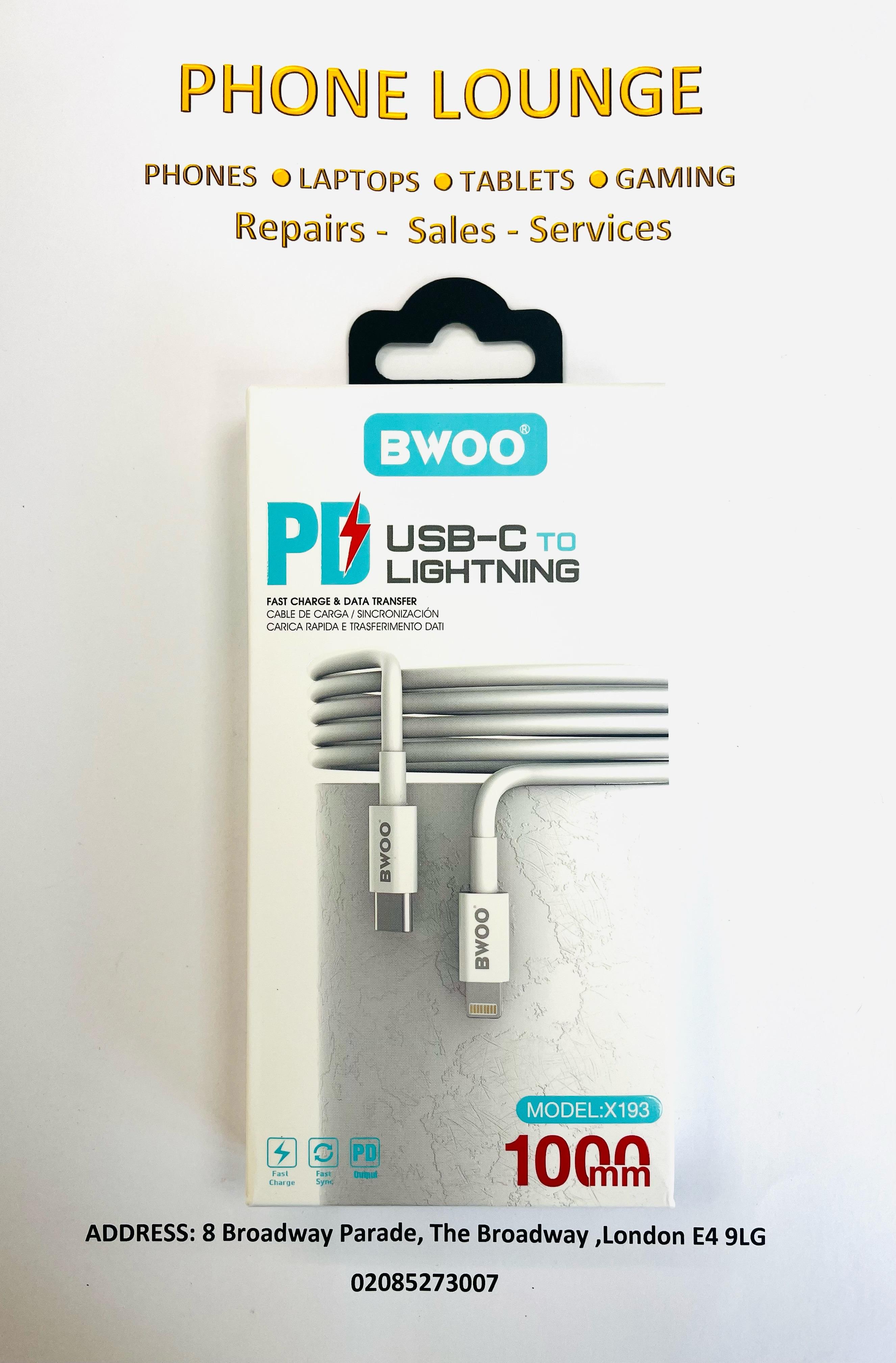 BWOO Lightning to Type C PD cable 1m in E4 London for £7.99 for sale ...