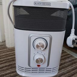 Black & decker heater, used once for camping, works really well in a tent.