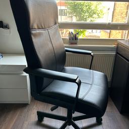 IKEA Office chair bought a few months ago and used a few times, in brilliant condition. No longer needed as not Working from home anymore.
Can easily be dismantled and moved.
Collection from Forest Gate
£55 ONO