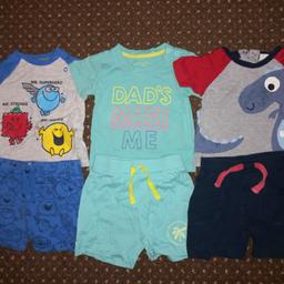 x3 baby boys t-shirt short outfits set bundle
Summer sets
In excellent used condition
No marks or stains
Brands F&F, Primark and Kids Division
Size 6-9 months
Smoke free pet free house
£11
Message me for postage enquiries

See my other ads for more items
Thankyou