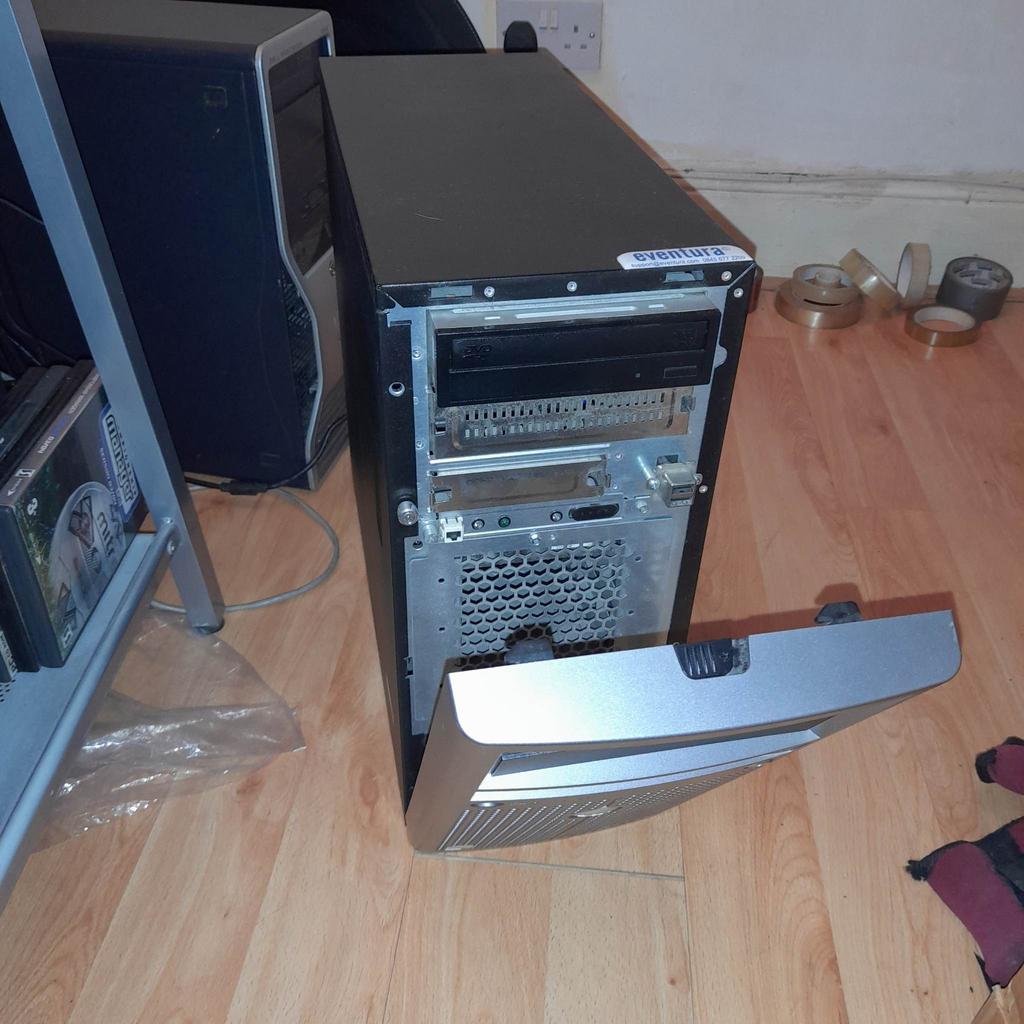 Good condition, but won't connect to any screen monitor. Turns on fine with power but when I try to connect it to the screen monitor, nothing is showing up. Unsure if problem is fixable, so I'm selling as spares/repairs. Has markings/scratches throughout

▪ Brand/Model = Dell Poweredge 840
▪ Key not included, but the front of it comes off without it anyway
▪ Unsure what the memory/ram is
▪ Does not include any cables
▪ Also selling a Dell Precision 380 (£50), with similar information to this one

-
-
-

Tags (Ignore) = collection collect pick up post postage delivery manchester droylsden audenshaw openshaw denton ashton reddish clayton beswick ancoats hyde stalybridge failsworth tameside dukinfeld stockport bolton longsight oldham glossop salford ancoats middleton rochdale sale cheshire stretford trafford fallowfield prestwich memory workstation pc refurb refurbished desktop computer spare parts PC computer PCs computers gb mb intel processor hard drive motherboard port firewire
