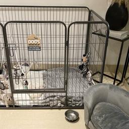 Large dog/puppy pen. Good condition.