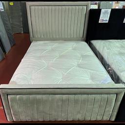 ZOE HAND MADE BED FRAME WITH SOLID TIMBER SLATS

Frame only prices: 

SINGLE £400.00
DOUBLE £500.00
KING SIZE £600.00
SUPER KING SIZE £700.00

B&W BEDS 

Unit 1-2 Parkgate court 
The gateway industrial estate
Parkgate 
Rotherham
S62 6JL 
01709 208200
Website - bwbeds.co.uk 
Facebook - Bargainsdelivered Woodmanfurniture

Free delivery to anywhere in South Yorkshire Chesterfield and Worksop 

Same day delivery available on stock items when ordered before 1pm (excludes sundays)

Shop opening hours - Monday - Friday 10-6PM  Saturday 10-5PM Sunday 11-3pm