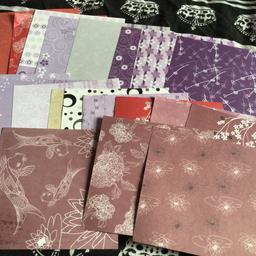 20 sheets of 6 x6 inch paper
For card making /scrapbooking
New 
Will post if required