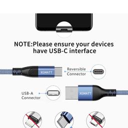 USB Type C Cable, (2m 2-Pack) Type C Fast Charger Cable Braided Compatible for Samsung Galaxy S22 S21 S20 S10 S9 S8 Plus Note 10 9 8, Google Pixel,LG, Sony Xperia XZ, Huawei P10 P9,Tile blue

Extra Durable C Charger Cable】: The reinforced SR design using TPE material can withstand 10,000+ bending tests, which effectively protects this phone charger cable from breaking. Premium nylon braided usb cable type c adds additional durability and tangle free.
【Type C Cable Compatibility】 :Type c charger for Samsung Galaxy S22/S21/S21 Plus/S21 Ultra/S21 FE/S20/S20 Ultra/S20 Plus/S11/S10/S10+/S10e/S9/S9+/S8/S8+/Note 20/Note20 Ultra/Note 10 9 8, A12 A20e A20 A20s A21 A21s A30 A32 A40 A41 A42 A50 A50s A51 A52 A52s A70, Huawei P40/P40 Pro/P40 lite/P30/P30 Pro/P30 lite/P20/P20 Pro/P20 Lite/P Smart 2021/Honor 8, Sony Xperia L1/L2/L3/L4/1/1 II/XZ/XZ1/XZ2/XZ3,HTC 10/U11 Google Pixel 3/3a/4/4a, Oppo A53 A72, Xiaomi, Switch, PS5 and other USB-C devices.
【Fast Charge & Data Sync】 : Type c charger fast char