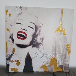 Marilyn Monroe wall hung picture, fantastic piece of art to brighten up your home.