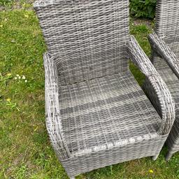 Free-2 Rattan Outdoor Chairs, Some Wear However Structure Still Solid
- Rattan started to break up in some places could be snipped off or repaired
- Pick Up Derbyshire S42