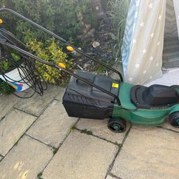 For sale is my small lawnmower I bought this for myself but it’s not big enough for what I need . Doesn’t have height adjustment on it .works fine
