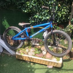 Used eastern cobra bmx bike in blue. 20” wheels. 360deg handlebars. In used condition and I have just noticed that when you ride it the back wheel makes a noise so, could just need greasing or bearings but, I am not sure. Collect only.