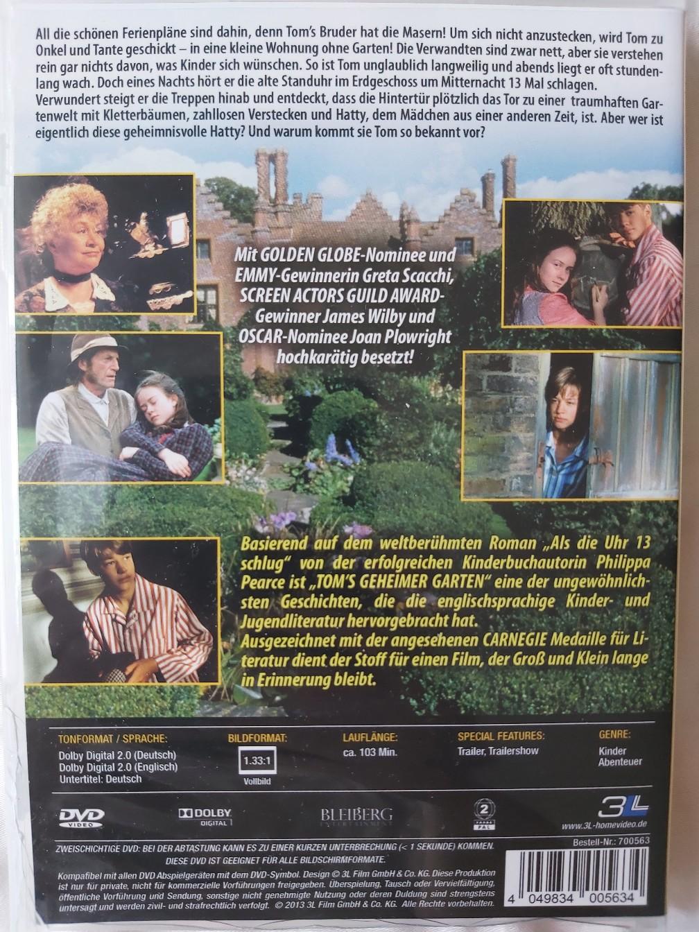 DVD Tom's geheimer Garten in 8430 Leibnitz für 5,00 € zum Verkauf