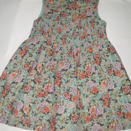 next girls frock in excellent condition has only been warned a couple of times it is sleeveless with collars no delivery or returns available thanks