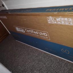 Brand New 4K 60" UHD TV COME WITH WALL MOUNT AND SET UP DVD ALL BRAND NEW NEVER USED OPENED COMES WITH WALL MOUNTED BRACKET 