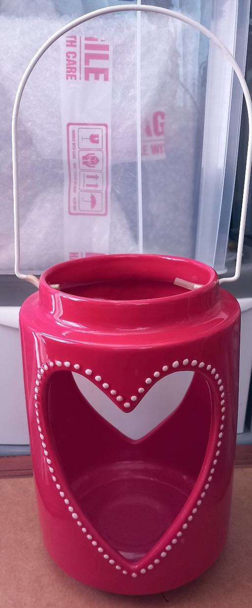 Buy & Sell Merseyside Wirral - Photos for Large ceramic heart candle holder