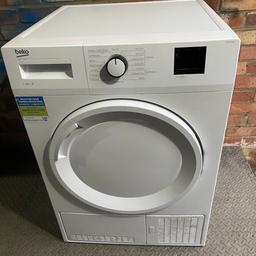 Beck Dryer In a Great I working condition ready to go

It is 10 kg capacity 

Very nice dryer you just plug it in and start drying no need of pipes or anything 

Collection: Bermondsey