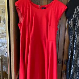Lovley little red skate dress  fitted top and swing bottom worn once