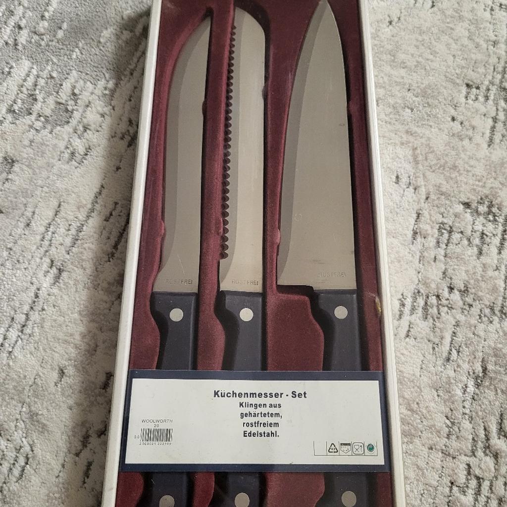 Küchenmesser-Set
Klingwn aus gehärtetem rostfreiem Edelstahl