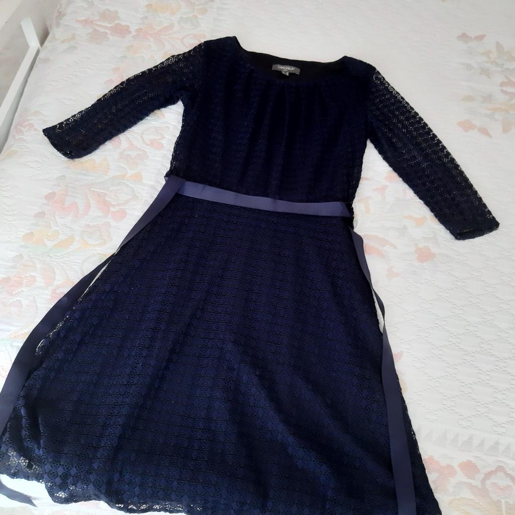 vendo bellissimo vestito marca COCONUDA, indossato un paio di volte. colore blu, taglia 42