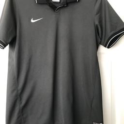 Nike Grey Dri-Fit Polo Top
Size XL   Aged 13-15yrs
Great condition 
Pet free smoke free home 
Buyer to collect happy to post with postage extra