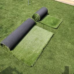 2 rolls of fake grass 1 roll
 1 meter wide by 4 meters and the other 500mm wide by 4 meters ... collection stafford