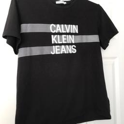 Calvin Klein Jeans T-shirt
Aged 16yrs
Black
Great condition
Pet free smoke free home
Buyer to collect, happy to post , postage extra