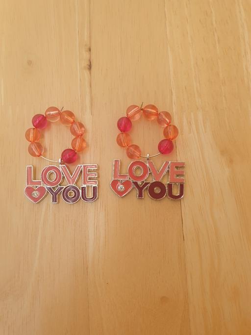 Buy & Sell Falkirk Carron - Falkirk - Photos for Love You Wine Glass Charm x 2 - New