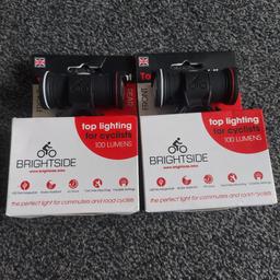 Topside helmet bike lights
Brand new in packaging
2 available 
£18 each no offers rrp £30
Pick up batley Wf17 
Postage available