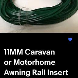 50 metres 11mm wide awning rail window rail trim brand new purchased extra that wasn't needed still bagged sell for 40 quid collection welcome can also post at costi