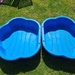 sand pit and paddling pool only used once, however will need a clean.
collection only