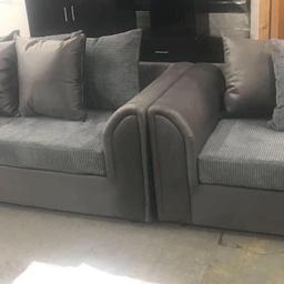BYRON 3+2 SOFAS - GREY/GREY BRICK FABRIC 
3 SEATER
WIDTH - 190CM
DEPTH - 88CM
HEIGHT - 68CM
2 SEATER
WIDTH - 156CM
DEPTH - 88CM
HEIGHT - 68CM
SEAT HEIGHT - 44CM
SEAT DEPTH - 72CM
     
£500.00

B&W BEDS

1-2 Parkgate court 
The gateway industrial estate 
Parkgate 
Rotherham 
S62 6JL 

01709 208200 

Website - bwbeds.co.uk 

Free delivery to anywhere in South Yorkshire Chesterfield and Worksop 

Same day delivery available on stock items when ordered before 1pm (excludes sundays )

Shop opening hours 
Monday - Friday 10-6
Saturdays 10-5
Sundays 11-3
