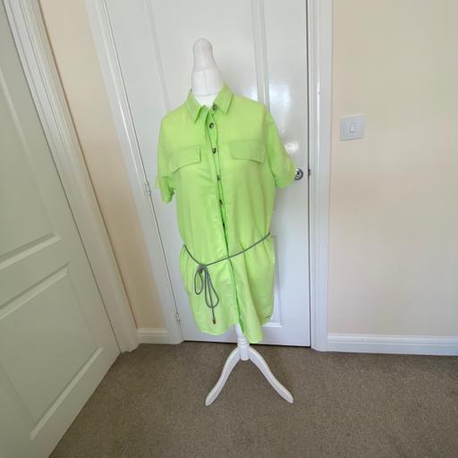 Buy & Sell Staffordshire Stoke-on-Trent - Photos for New Short Sleeved Green Shirt Dress uk 12