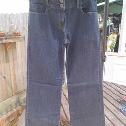 Ladies wide leg Next jeans. Size 10R with 2 button fastening, zip, 2 front pockets and 2 back pockets. Only worn few times so excellent condition. £4