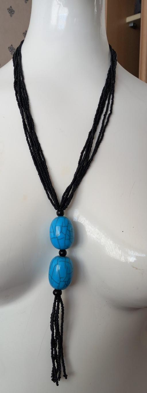 Buy & Sell Merseyside Knowsley - Photos for faux turquoise and glass bead necklace