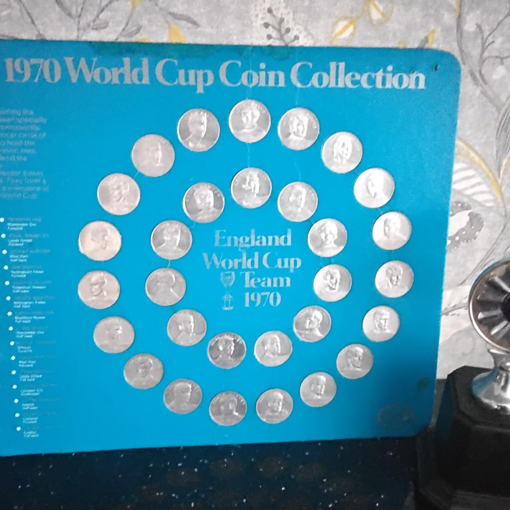 sold as seen when collected used garage clear out find
you get the coin set and an old football trophy that were found together
Come and take a look with no obligation Cash on collection only Birmingham b26 within three days or relisted
no postage no returns