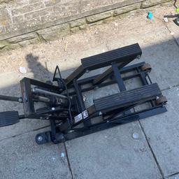 Bike lift no longer needed as don’t have motorcross any more good condition call 07522438447