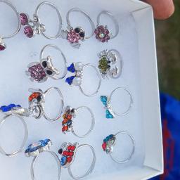 all different kids rings 50p each ..