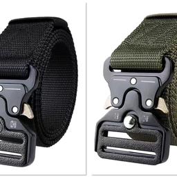 Tactical/Military Style Belt

* Black or Army Green Colour
* Wear Resistant Nylon Material 
* Quick Release Metal Buckle
* Durable/Comfortable 

Collection L30 or £3 postage
