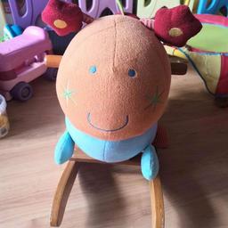 Super cute caterpillar rocking toy/chair.

Comes from a loving, non-smoking and pet free home. in great condition other than a small scrap on the wooden frame .

Collection only with cash