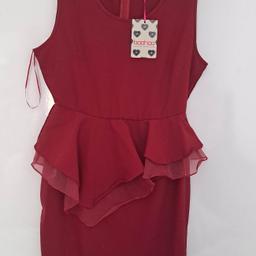 Lovely ladies Boohoo dress size 14 new with labels still on, collection DY4