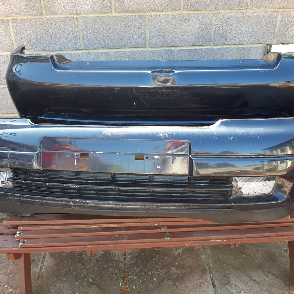Blue front and rear vauxhall astra bumpers can be sprayed . come off a 2002 model quick sale