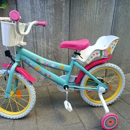 Ich verkaufe ein 2 monate altes Fahrrad. Meine Tochter hat noch ein Fahrrad als geschenk bekommen und möchte das andere behalten.
Neu Preis 140€