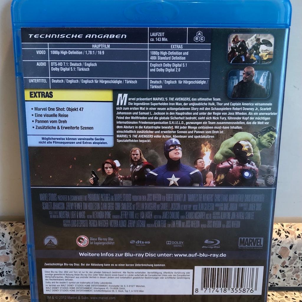 Verkaufe die ungespielte Blu-Ray:

Marvel‘s Avengers

Die Blu-Ray ist wie neu und stand nur im Regal. Sie stammt aus einem tierfreien Nichtraucherhaushalt.

Versand gegen Aufpreis möglich.