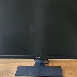 24.5" Benq computer monitor

Model number GL2580-B

Power cable included

Wall mountable using a VESA mount

Stand included

Collection only from DY5 by Merry Hill