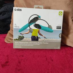 Go Life Sbs smart skipping rope with training monitor function it is new but the box is  little bit ripped as shown in the picture... original piece is £15.99
