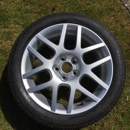 New.
Alloy is £200 from dealers.
Bridgstone 205/45R16 83W. New £140.

This tyre and alloy have never been used.

*Cash on collection only*