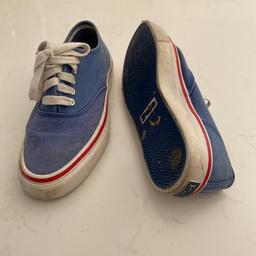 Men’s summer casual shoes Polo Ralph Lauran colour blue size 81:/2 perfect condition
