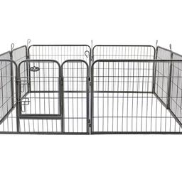 PUPPY PEN / DOG PEN / CRATE / CAGE - for sale
Puppy dog pen
With original box, used few times
32” wide
2ft high
8 panels and rods
Great for a new puppy, litter of puppies or small dog.
Multiple ways of having it set up in different shapes
From a smoke free immaculate home
Buyer to collect