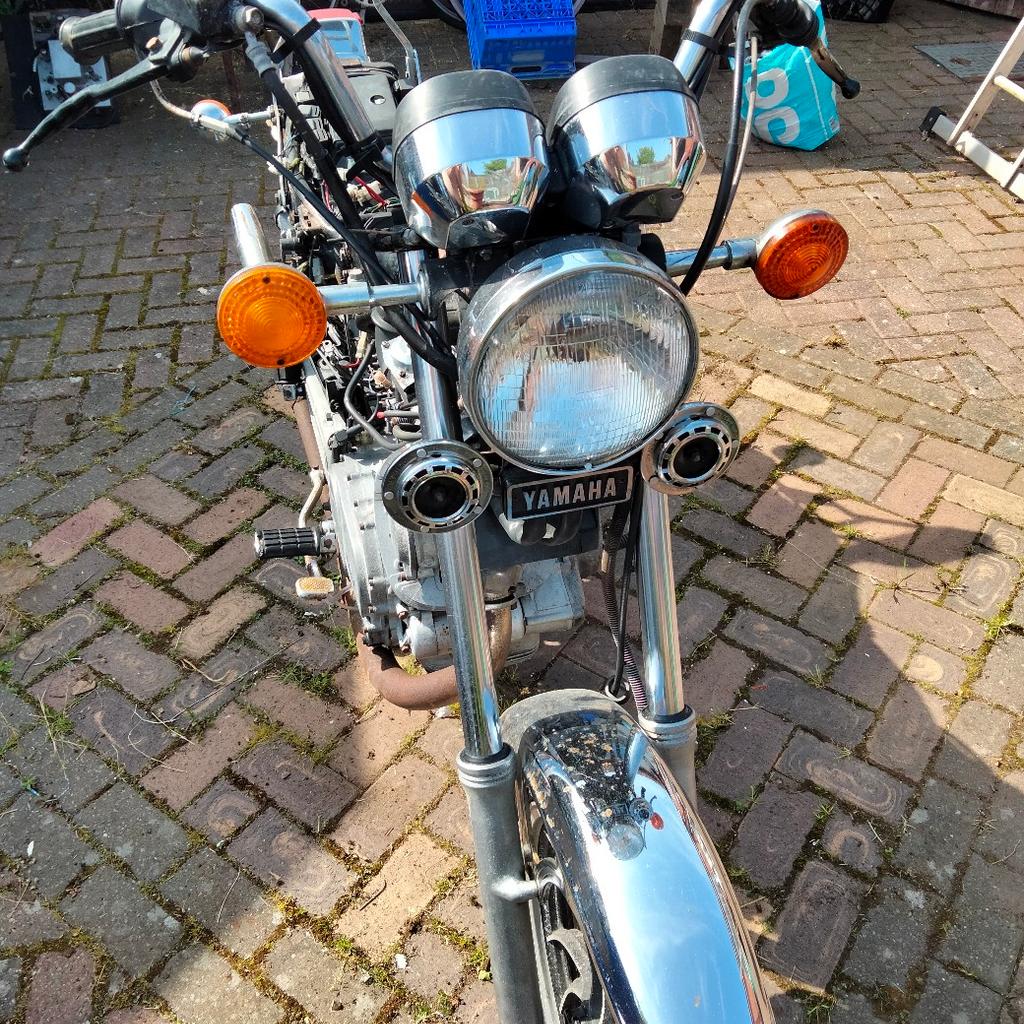 here is my rare Yamaha Virago for sale, it's only done 14000 odd mile's and runs perfectly and reliable. I don't ride anymore and it's on SORN at present.
it's a tax and MOT free classic and ULEZ exempt - needs a bit of work (noisy start clutch) to improve it but the battery is dead and will need a jump start to hear it running.
The quality of these bikes is amazing and when polished look great. I have the tank and seat stored separately.
the bike is cash on collection and location is Wirral CH46